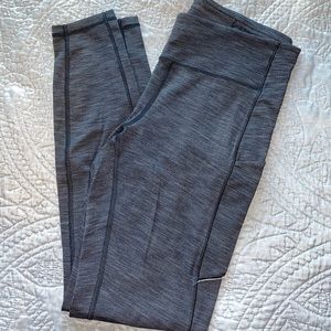 Full length grey Lululemon Leggings size 8